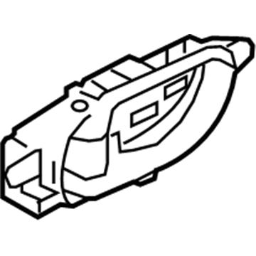 Nissan 80670-3NF1A Rear Door Inside Handle Assembly Right