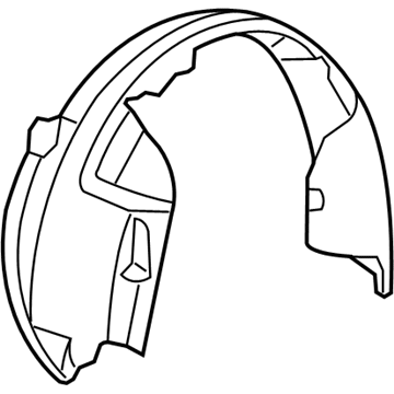 Mopar 4814759AD Shield-WHEELHOUSE