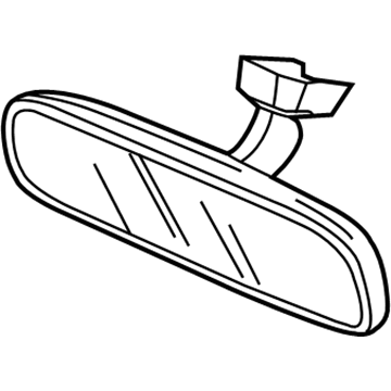 Honda 76400-SZA-A02 Mirror Assembly, Rear View