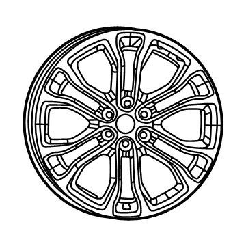 Mopar 4755415AA WHEEL-ALUMINUM