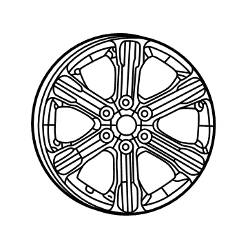 Mopar 4755410AA WHEEL-ALUMINUM