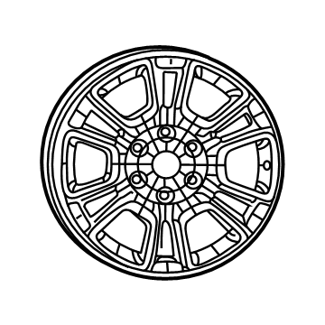 Mopar 4755405AA WHEEL-ALUMINUM