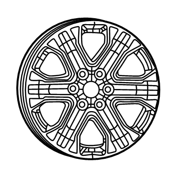 Mopar 4755409AA WHEEL-ALUMINUM