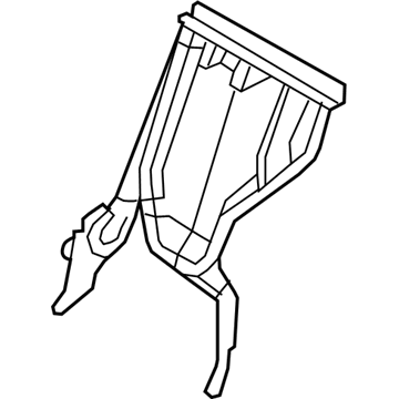 Infiniti 88651-1CB1A Frame Assembly-Rear Seat Back, LH