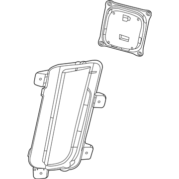 GM 20896557 Daytime Run Lamp