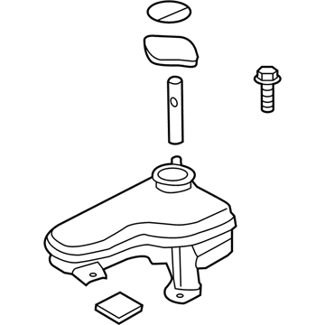 Hyundai 25430-4R000 Radiator Reservoir Assembly