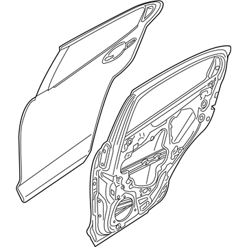 Toyota 67004-WB004 Door Shell