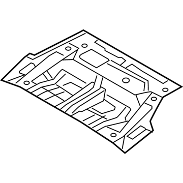 Kia 655113R000 Panel Assembly-Rear Floor