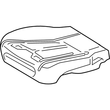 Lexus 71512-50250 Pad, Front Seat Cushion