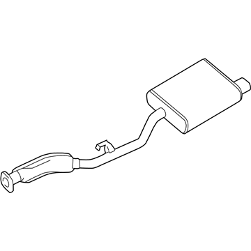 BMW 18-10-1-437-832 Rear Muffler