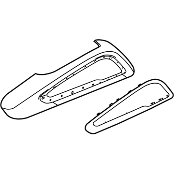 Mopar 5VR57LV5AA Panel-Front Door Trim