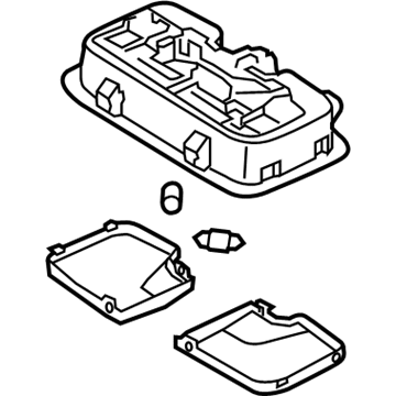 Kia 92850F6000BGA Lamp Assembly-Room
