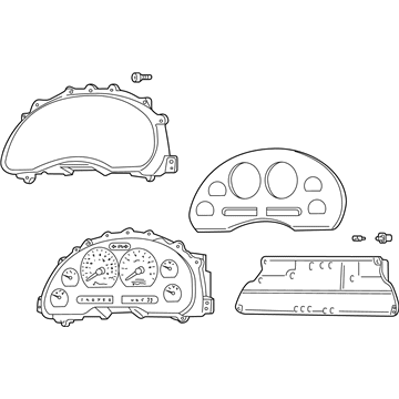 Ford XR3Z-10849-GB Cluster Assembly