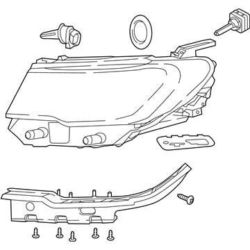 Mopar 68292228AG Headlamp