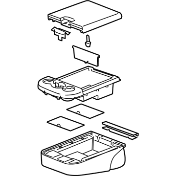 GM 20758071 Seat Back Assembly