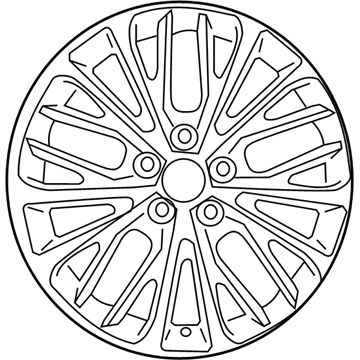 Toyota 42611-33D10 Wheel, Alloy