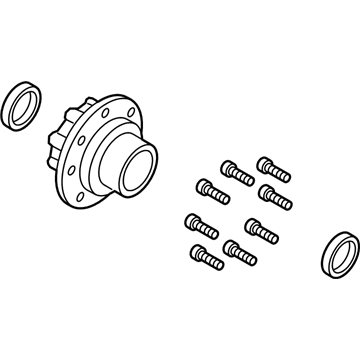 Ford HC3Z-1109-C Rear Hub & Bearing