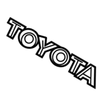 Toyota 75447-33090 Nameplate