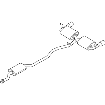 Ford CT4Z-5230-B Muffler & Pipe