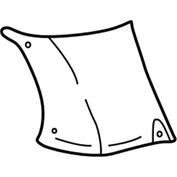 Kia 0K53C68180C68 Trim Assembly-D Pillar, RH