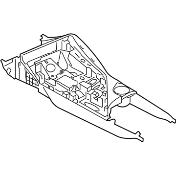 BMW 51-16-6-993-850 MOUNT, CENTER CONSOLE