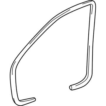 Kia 821102T000 WEATHERSTRIP-Front Door Body Side