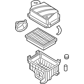 Hyundai 28110-F2850 Cleaner Assembly-Air