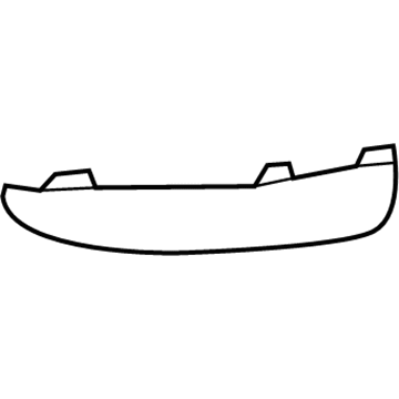 Honda 71504-TM8-000 Air Splitter, R. RR. Bumper (Lower)