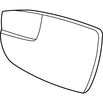 Ford CJ5Z-17K707-F Mirror Glass