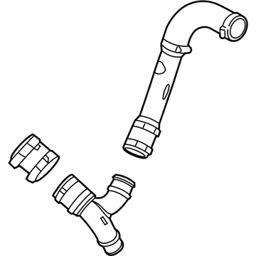 Ford DB5Z-6C646-K Lower Duct