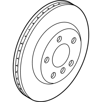 BMW 34-11-6-866-293 Brake Disc, Ventilated