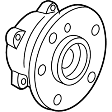 BMW 33-41-6-867-927 Wheel Hub With Bearing