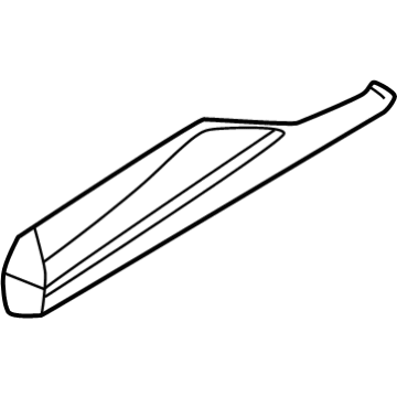 Nissan 82870-6RR0A Moulding-Rear Door, RH