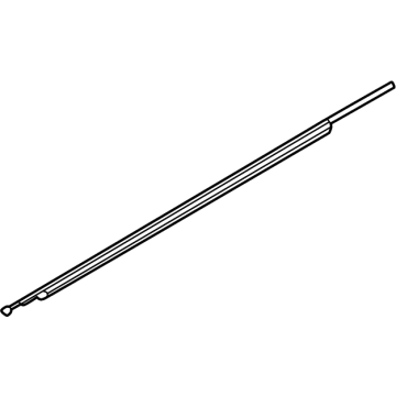 Nissan 82820-6RA0A Moulding-Rear Door Outside, RH