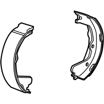 GM 84523897 Park Brake Shoes