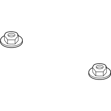 BMW 07-12-9-905-542 Hex Nut With Plate