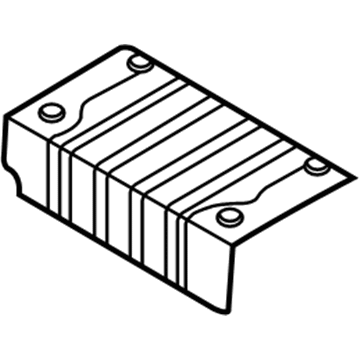 Nissan 74762-CA01A INSULATOR - Heat, Rear Floor