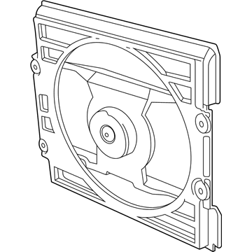BMW 64-54-6-912-417 Compression Shroud