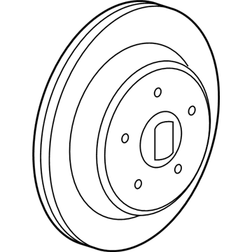 Mopar 52060147AA Rear Brake Rotor