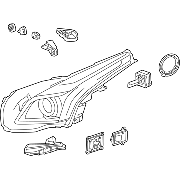 GM 23330244 Headlamp Assembly