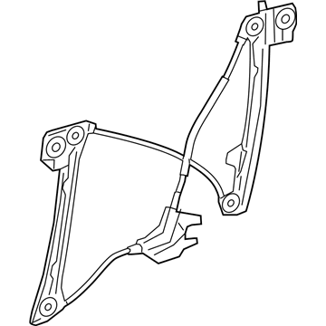 BMW 51-33-7-352-876 Front Right Window Regulator