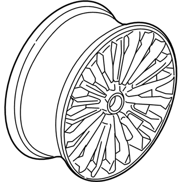 Ford HS7Z-1007-C Wheel, Alloy