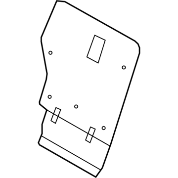 Hyundai 89470-0W500-WK Board Assembly-2ND Back, RH