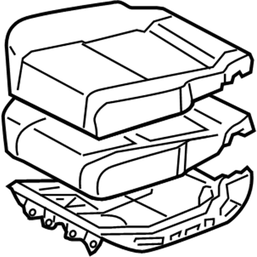 Toyota 71460-0C060-B5 Cushion Assembly