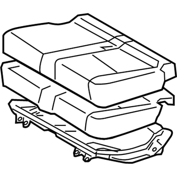 Toyota 71470-0C070-E1 Cushion Assembly