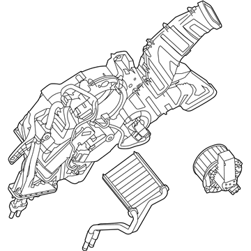 Ford DB5Z-19850-F AC & Heater Assembly