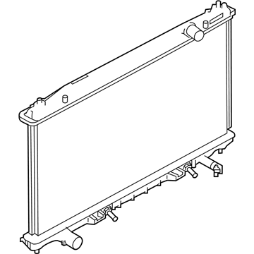 Infiniti 21460-4HK0A Radiator Assembly