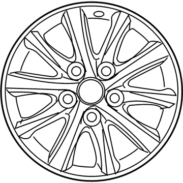 Toyota 42611-06B40 Wheel, Alloy