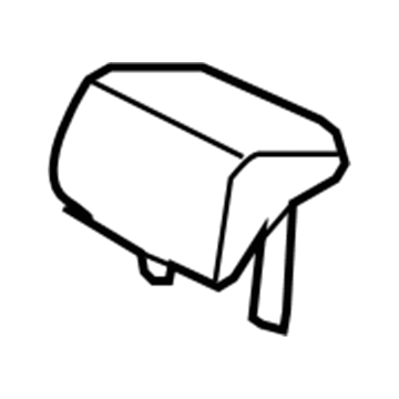 Honda 82140-SVA-A12ZA Headrest Assy., R. RR. *NH598L* (ATLAS GRAY)