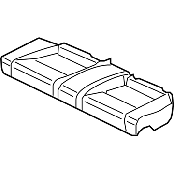 Honda 82132-SVA-A01 Pad & Frame, Rear Seat Cushion